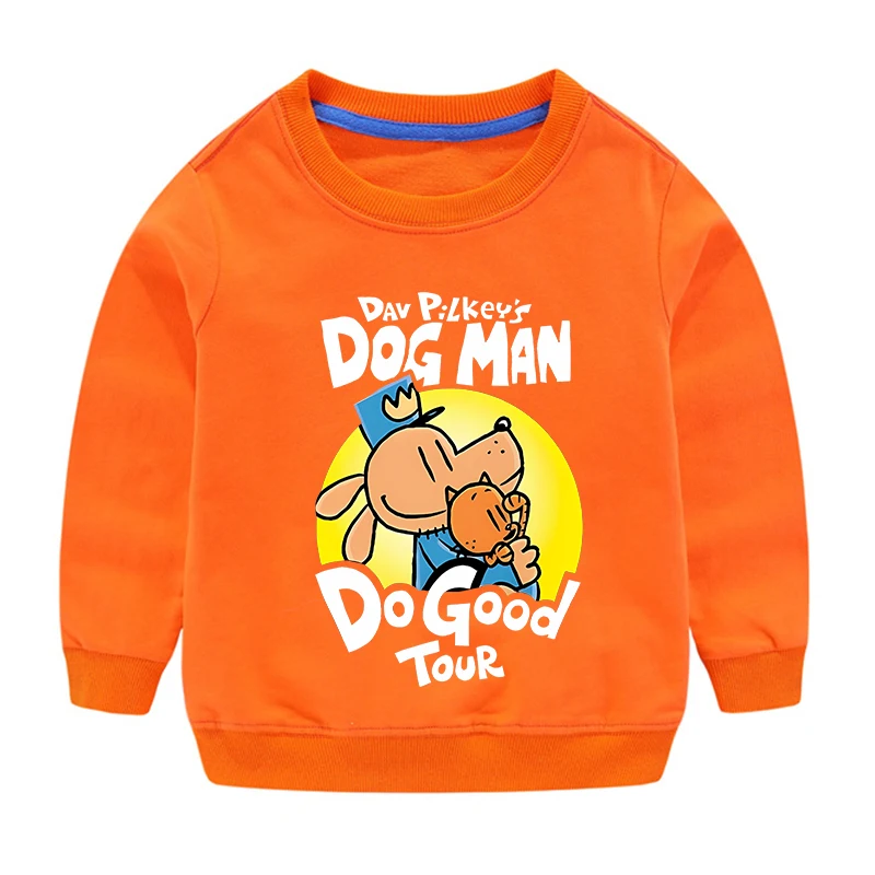 Chien homme enfants pull à capuche garçon fille dessin animé vêtements de sport automne coton enfant sweat mignon maison vêtements hauts cadeaux