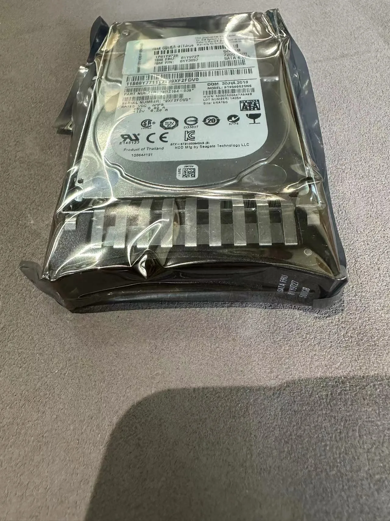 81y9727 81y9726 81y3857 500Gb Sata 7.2K 2.5 Harde Schijf