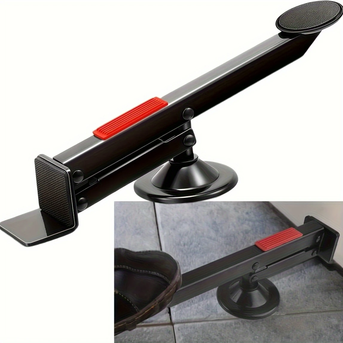 360° Foot Operated Door Lifter 100KG Max Load Compact Room Door Lifting Tool Pedal Jack Furniture Moving Tool 320x56mm