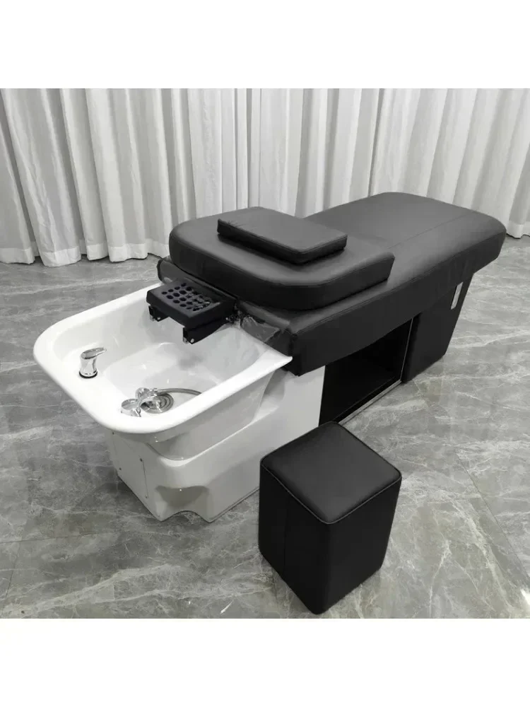 Hair Saloon Thai Shampoo Chair Hair  Lying Completely Hair Flushing Bed Head Massage with One-Type Body Water Heater