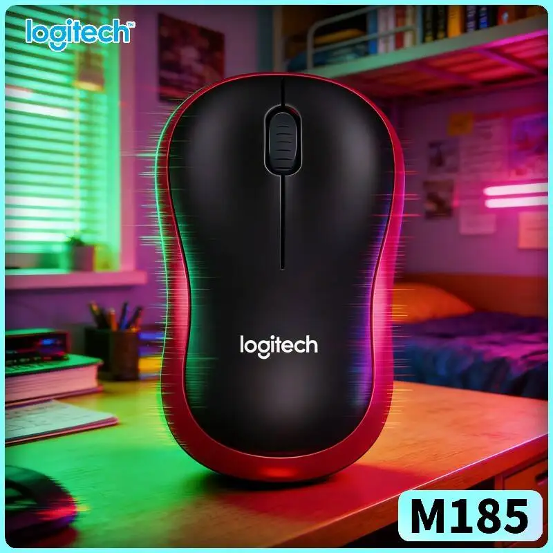 Logitech M185 Wireless Mouse auto sleep function activates once mouse keeps idle desktop laptop home office office usage