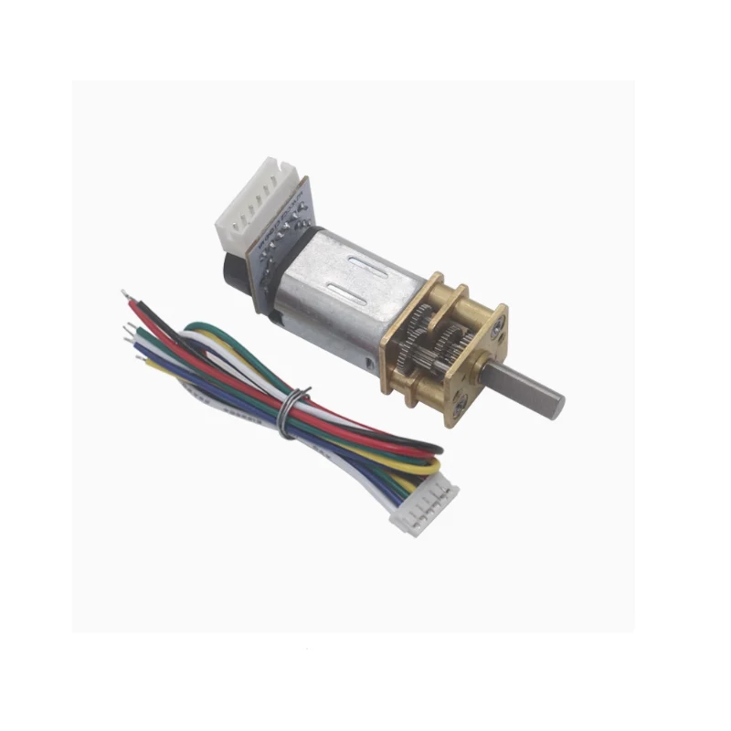 

N20 Micro DC Encoder Reducer Motor Intelligent Car Accessories DC3V6V12V Forward and Reverse Rotation