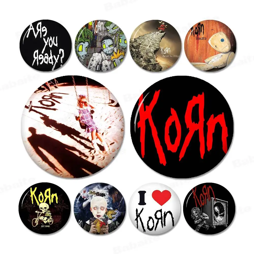 Rock K-Korn Anime Brooches Cute Cartoon  Badge Jacket Jeans Lapel Pin Gift Accessorie