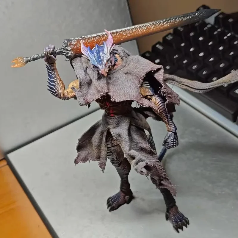 

1/12scale Original Romankey Cowl The Last Descendant Series 1 Echoer Alga Articulated Action Figure Collection Ornament Model