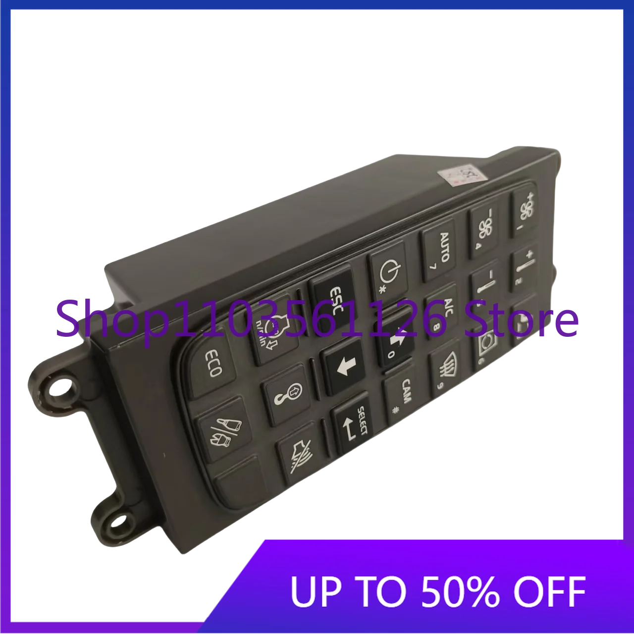 Piezas de excavadora EC200D 220D 380D 480D del botón del interruptor del panel de control del aire acondicionado del excavador de alta calidad