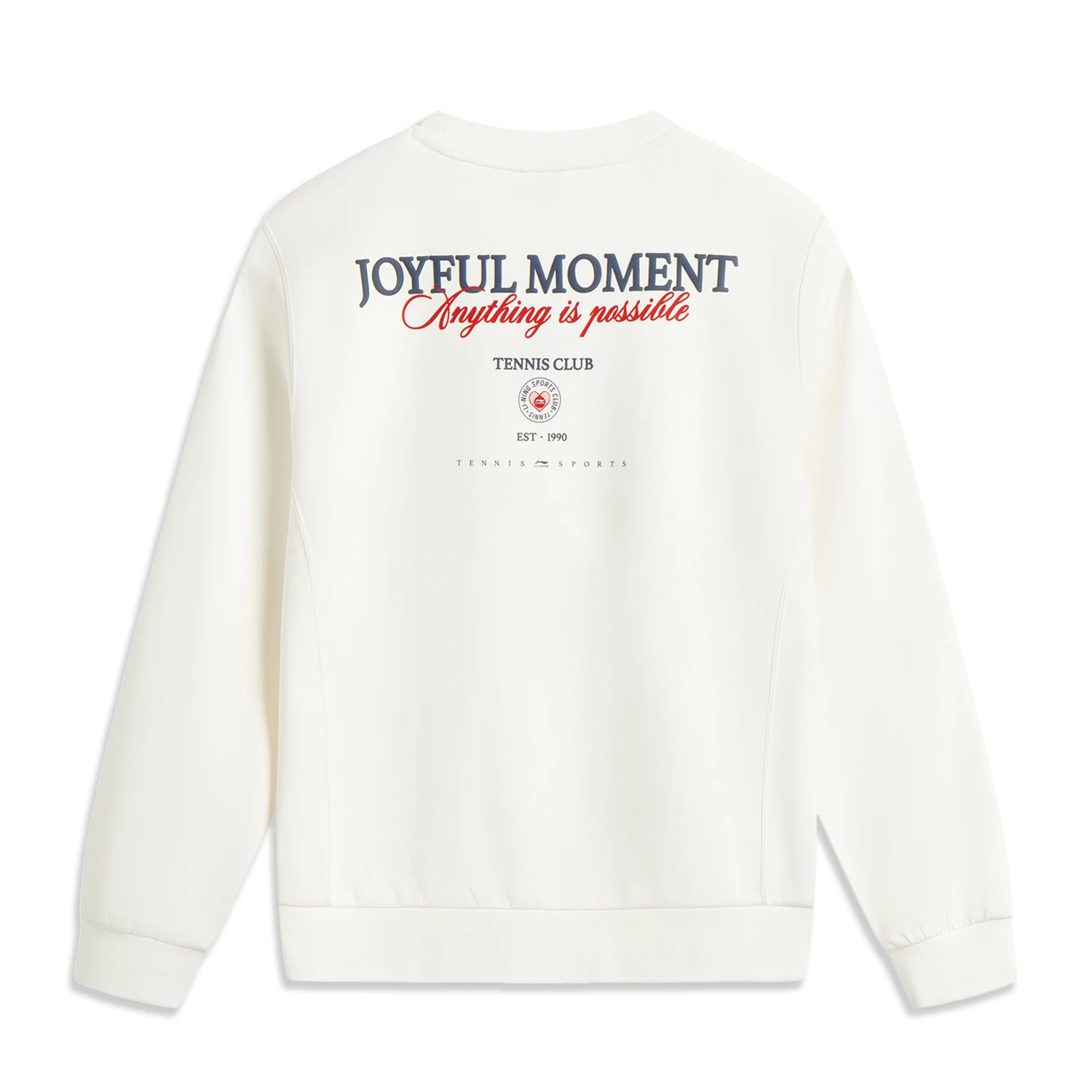 Li-Ning Women Sports Style Sweatshirts Long Sleeve AT DRY BASE Comfortable Round Neck LiNing Leisure Pullover AWDV536