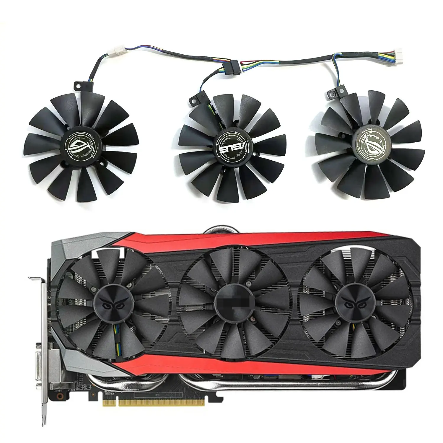 FDC10U12S9-C FDC10H12S9-C Koeler Fan Voor ASUS STRIX GTX980TI RX480/580 R9 390X/R9 390 GTX 1060 GTX1070 1070Ti 1080Ti Gaming