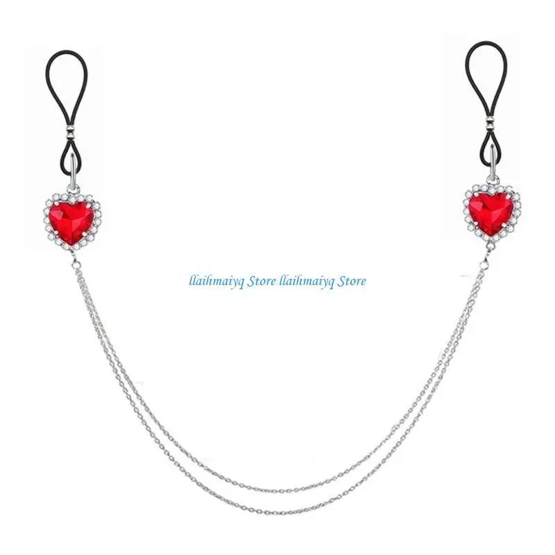 573B Popular Rhinestones Nipple Chain Nipple Jewelry Set For Elegance And Comfort