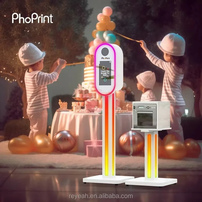 Phoprint Photo Mirror Booth Selfie Mirror Photo Booth met camera en printer voor feest