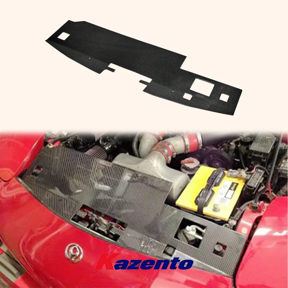 For Mazda RX7 FD3S FD KZ Engine Interior Cooling Panel Slam Cover Carbon Fiber/Fiber Glass