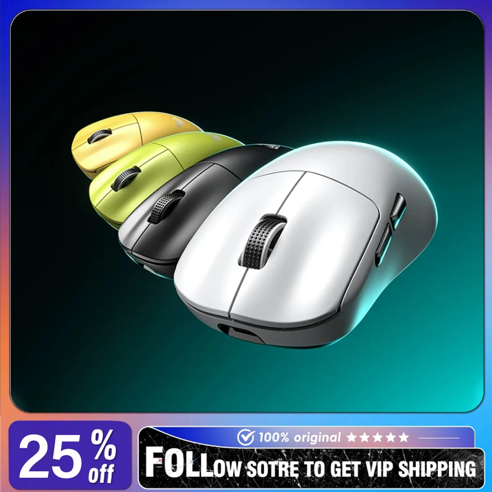 AULA SC800MAX Mouse Wireless Three Mode Ergonomics PAW3950 Sensor 48g Lightweight 8k E-sports Gamer Game Mouse