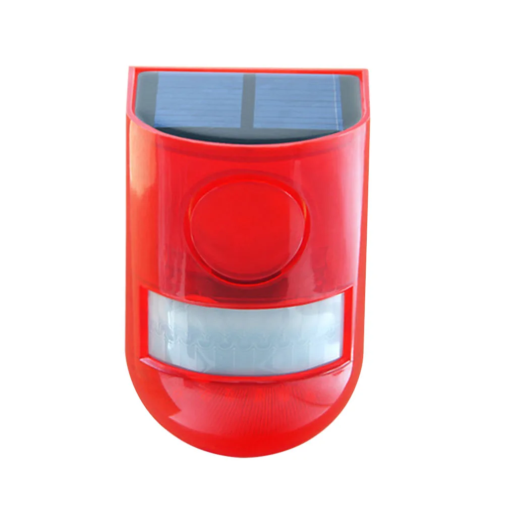

Solar Infrared Motion Sensor Alarm Waterproof Motion Sensor Detector Remote Control Multifunctional for Villa Farm Yard Garden