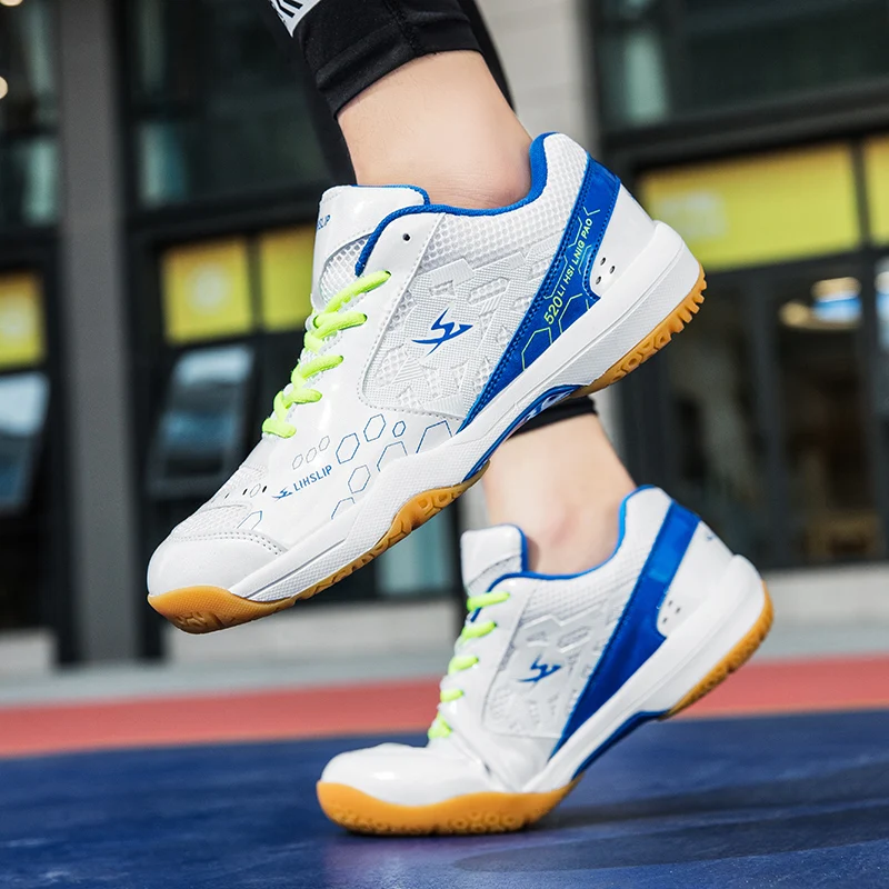 Professional Badminton Shoes for Teenagers, Comfortable Volleyball Sports Shoes, Outdoor Fitness Tennis Shoes, Sizes 36-44