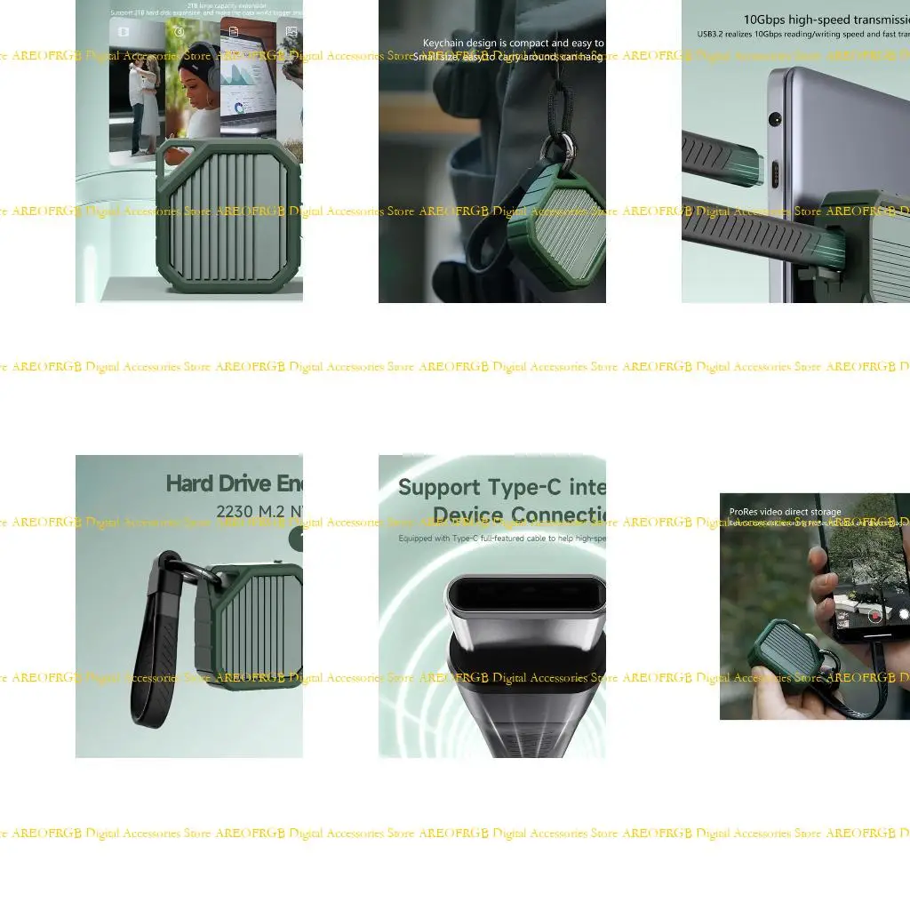 

E21E 2230 M.2 NVMe SSD Enclosure 10Gbps M.2 to USB C External Adapter for Laptop