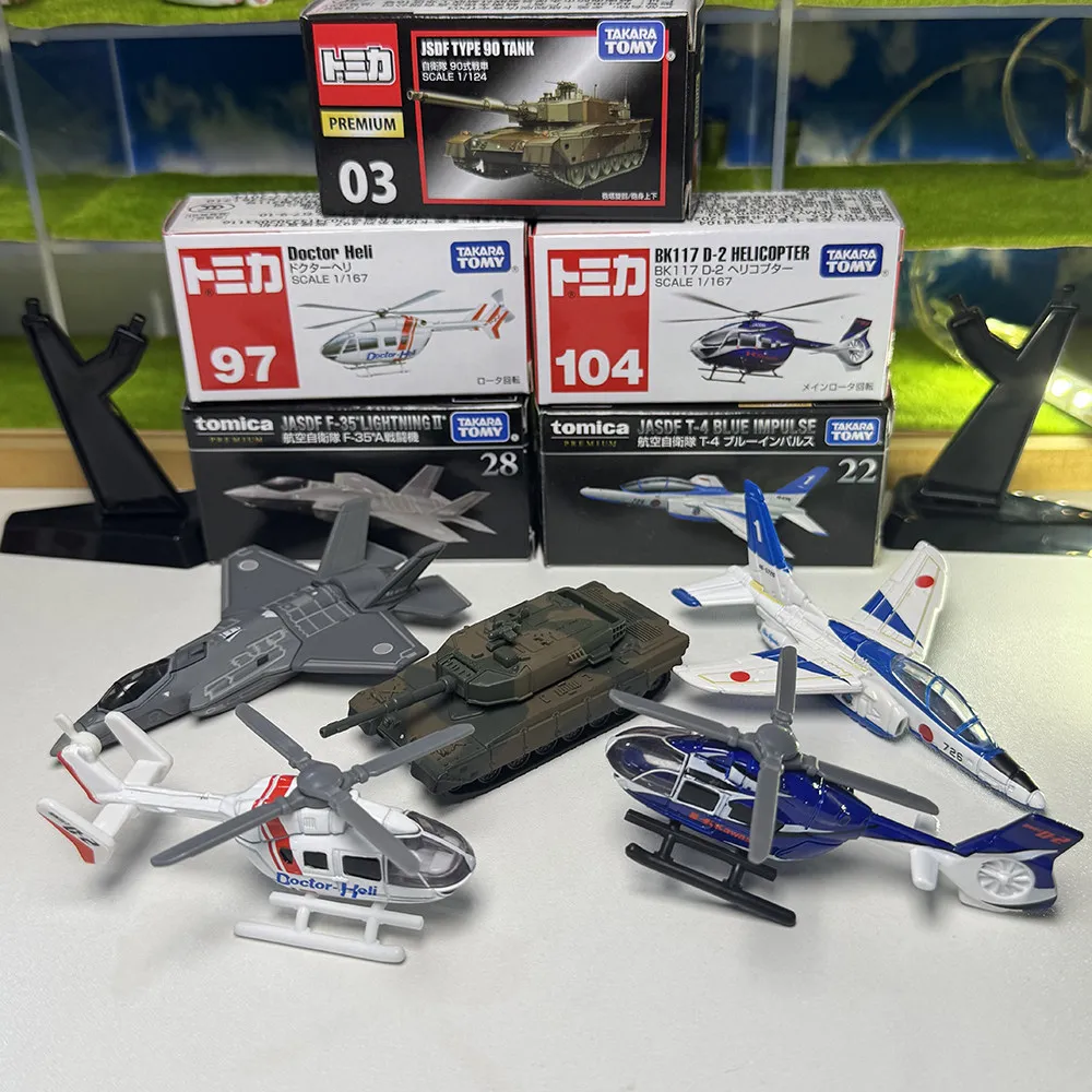 

Takara Tomy Tomica Diecast Alloy Fighter Aircraft Model Jasdf T 4 Blue Impulse Military Display Ornament For Collection Hobby