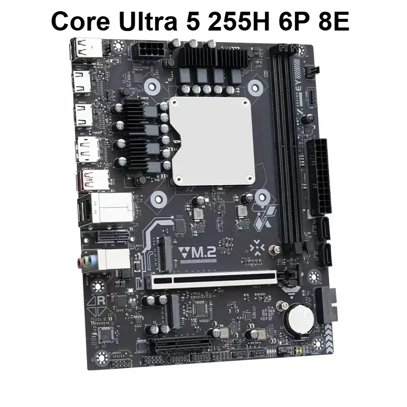 ERYING M-ATX Ultra9 Ultra7 Ultra5 PC Motherboard CPU Combo 185H