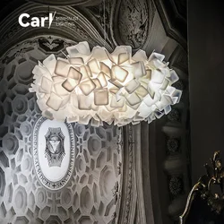 Modern Nordic Minimalist Living Room Dining Room Petal Ceiling Chandelier Creative Design Bedroom Home Decoration Led Lights