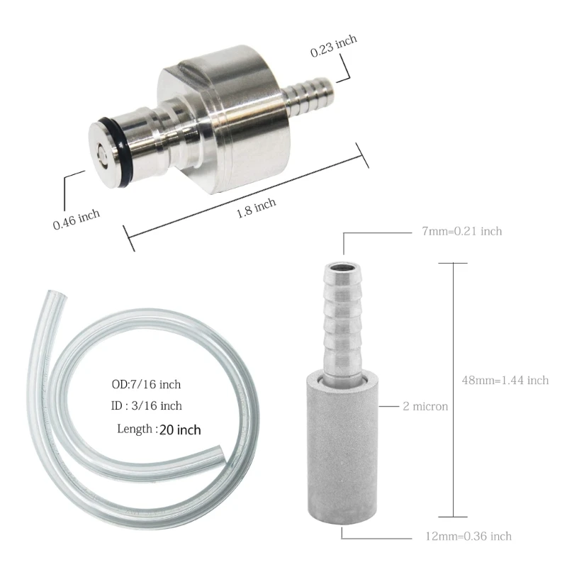 Ball Lock Carbonation Caps Hook Pourer Thích hợp cho nhà hàng và bữa tiệc tại nhà