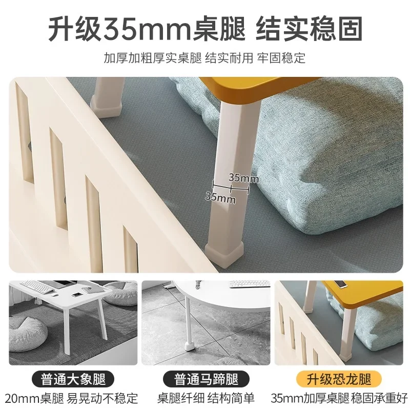 Foldable dormitory lazy computer desk bedroom bay window small table student upper bunk study writing
