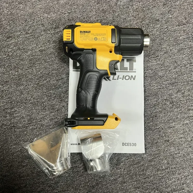 DEWALT Cordless Hot Air Gun 20V MAX Lithium Electric Hot Air Gun DCE530 Adjustable Temperature Hot Air Gun Brazing Shrinkage Pac