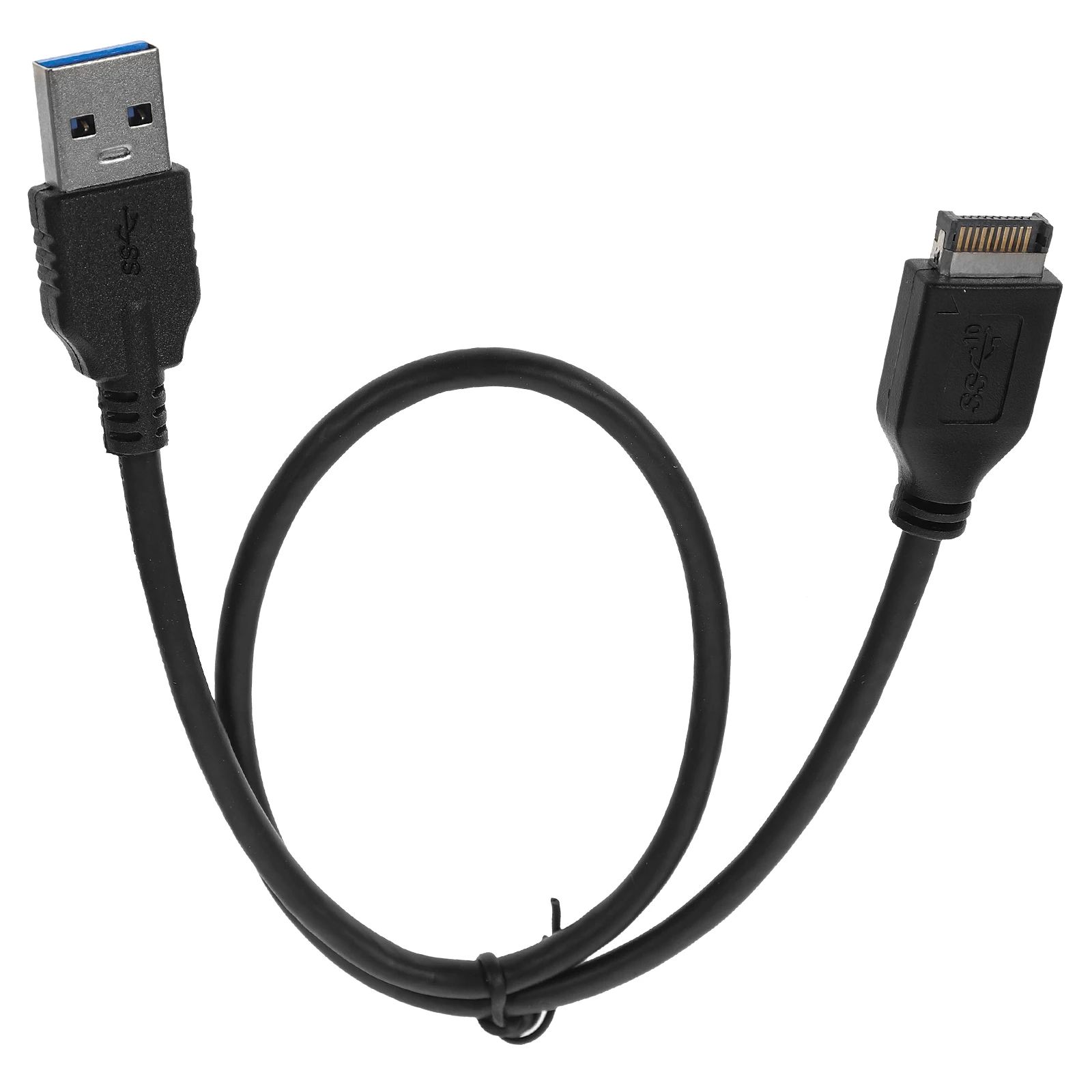 

USB to USB 3.0 Cable Solid Durable Extension Data Converter Adapter Fast Transfer for Desktop Motherboard Computer