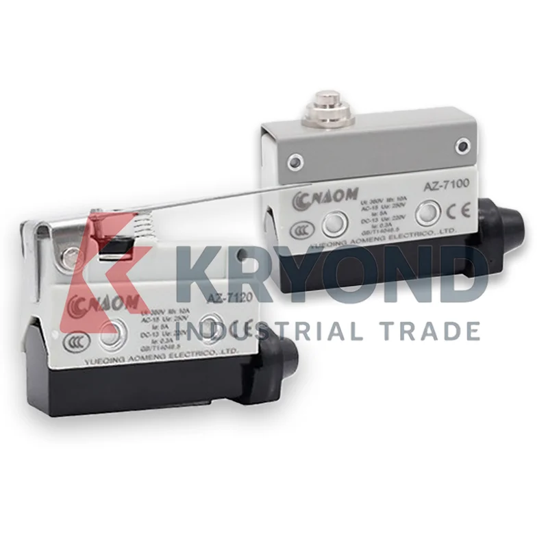 CNAOM AZ-7120 Micro Switch 10A for Industrial Use 380V AC 200V DC Reliable Performance Durable Quality Copper Contact Long Life