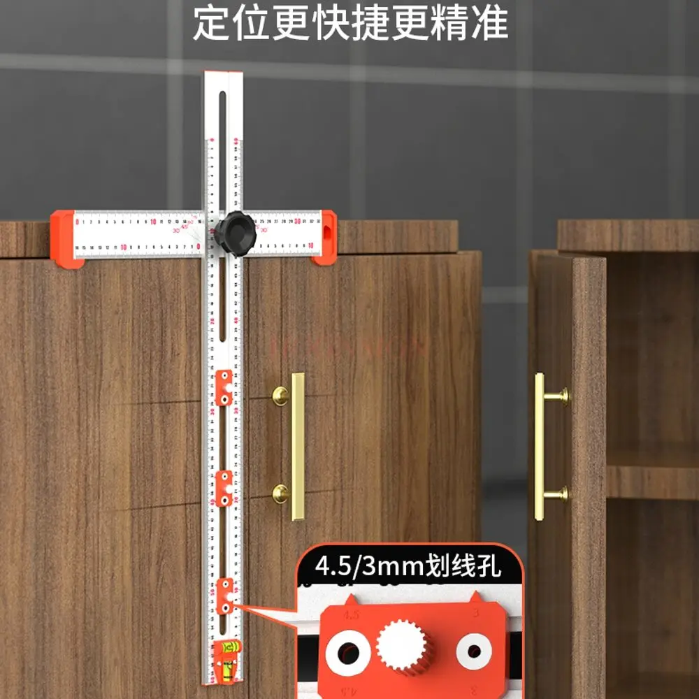 

1 шт. Многофункциональная комбинированная Т-образная линейка 2-в-1, угловая линейка для деревообработки, маркировка, штамповка