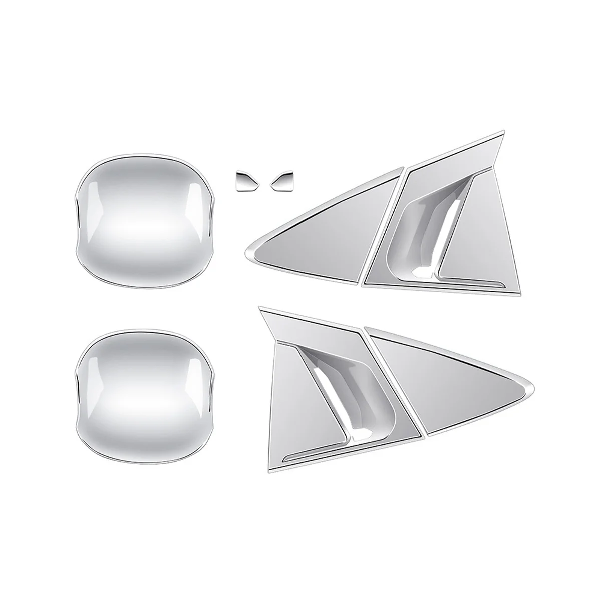 

Автомобильная Серебристая Наклейка на дверную ручку для Toyota Prius 60 Series 2020-2023