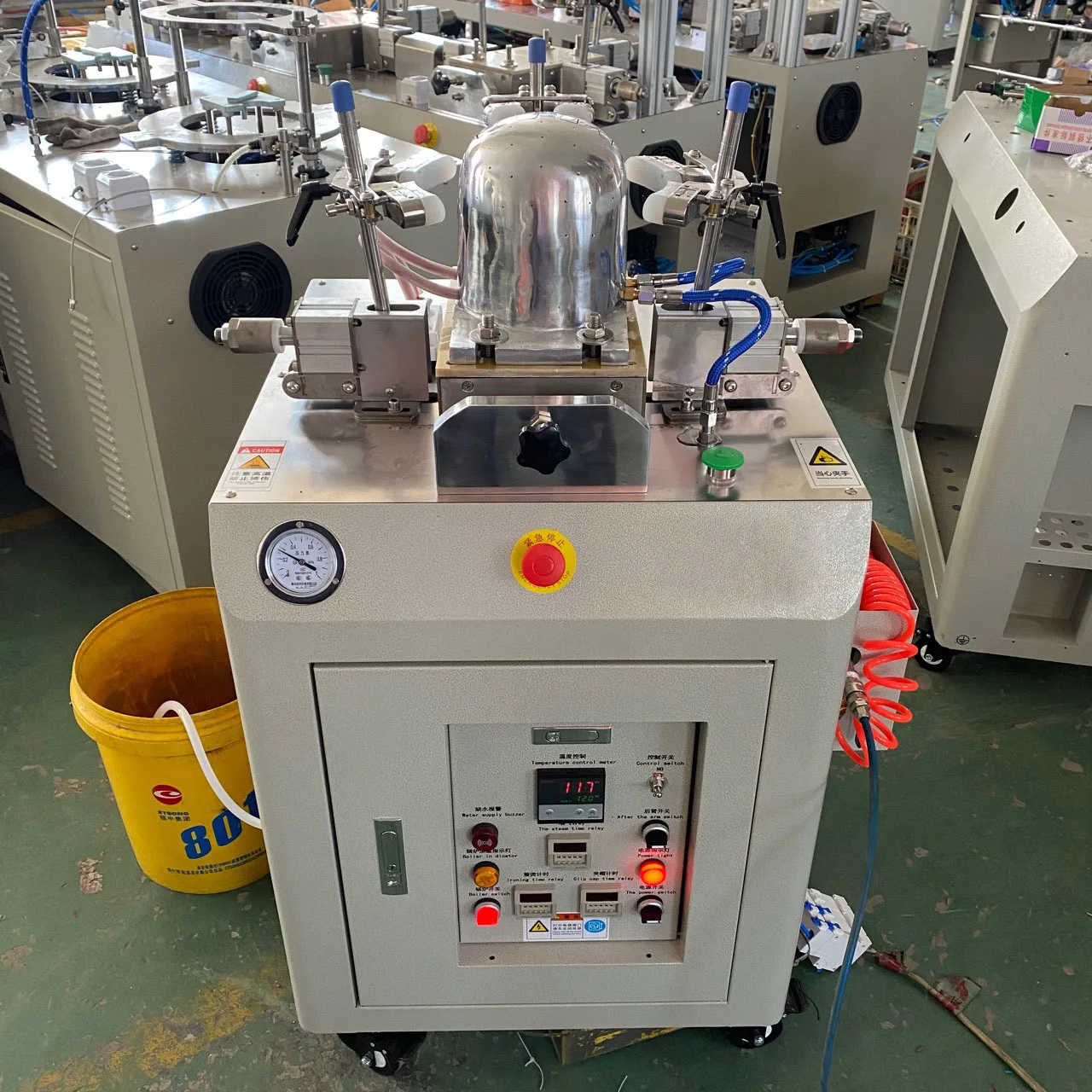 

Новая промышленная машина для глажки бейсбольных кепок, паровая машина для формовки головных уборов, высокомощная