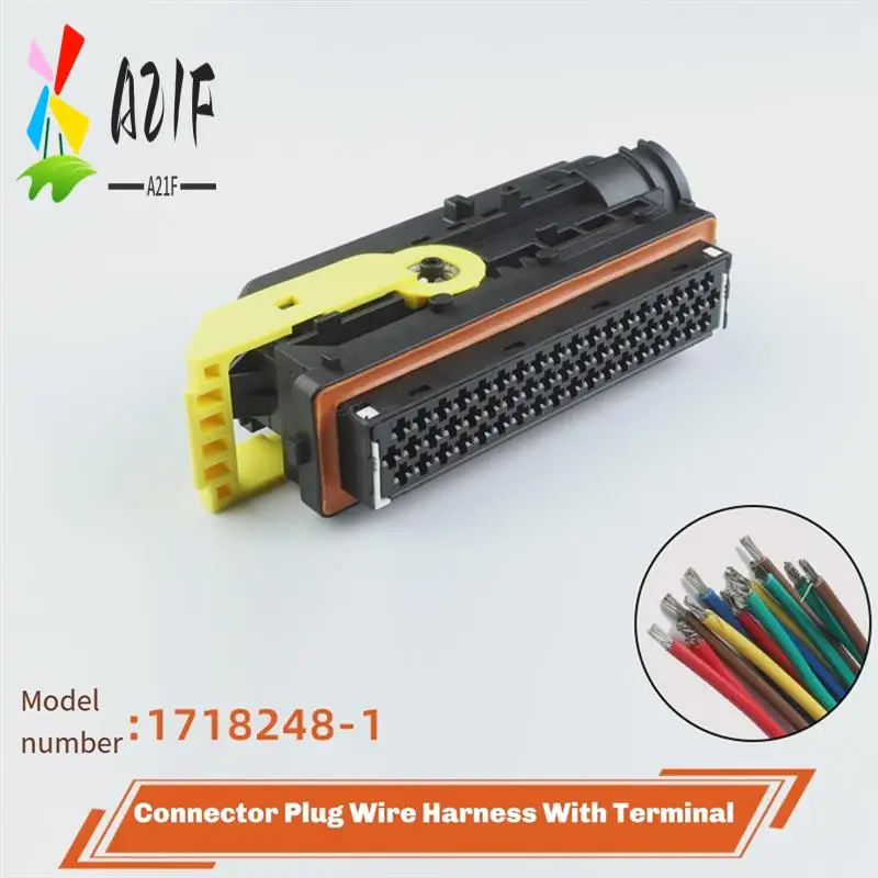 

A21F-55 контактов автомобильный разъем для жгута проводов разъема ЭБУ грузовика с терминалом 1718248-1 DJ7552-3.5-21