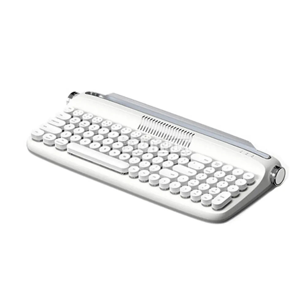 Wired and Bluetooth 5.2 Typewriter-Style Keyboard for iPad Retro Dual-Mode Keyboard B309