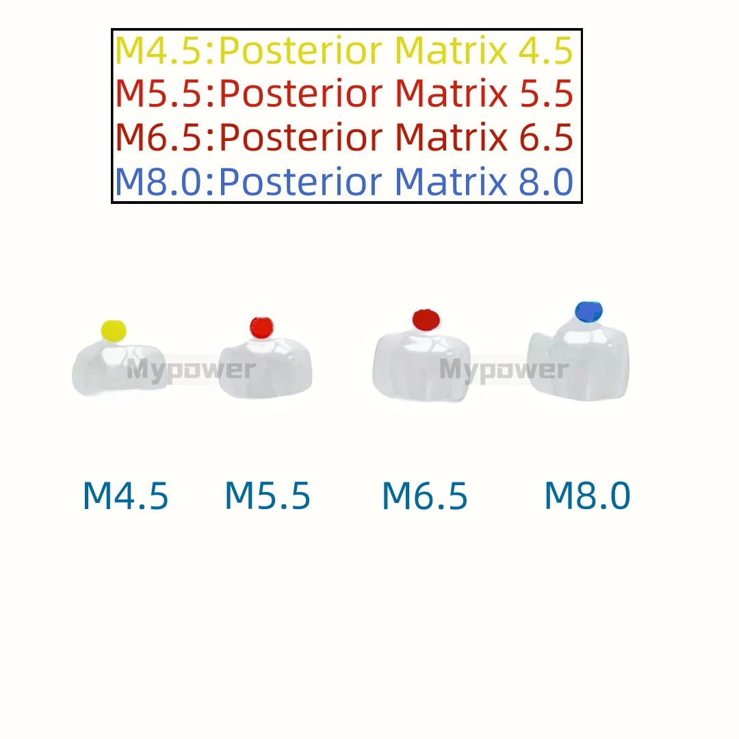 Dental Clear Matrix Diastema Matrices Wedges Similar with BioClear Matrice 150Pcs/Box