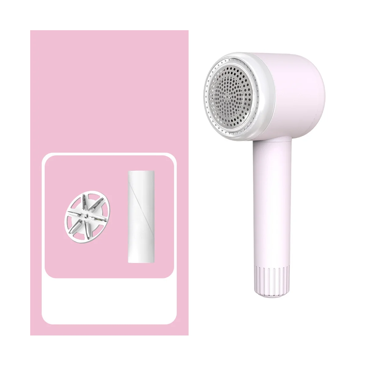 Portable Lint Remover Hair Ball Trimmer Sweater Remover Leaf Cutter Head Mini Motor Trimmer Pink