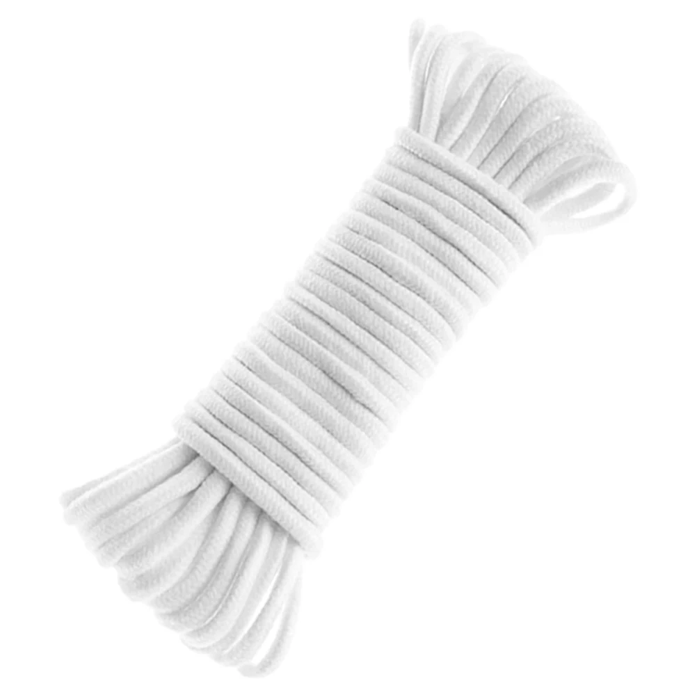 

Cotton Hydroponic Rope 20M White 5mm Self Watering Planter Potted Plant Absorbent Wick Cord Gardening Irrigation Kit Supplies