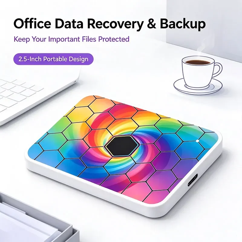 High Speed Upgrade External Portable HDD, 500GB/1TB/2TB, USB 3.0, Black, Mechanical Hard Disk, Desktop, Laptop.