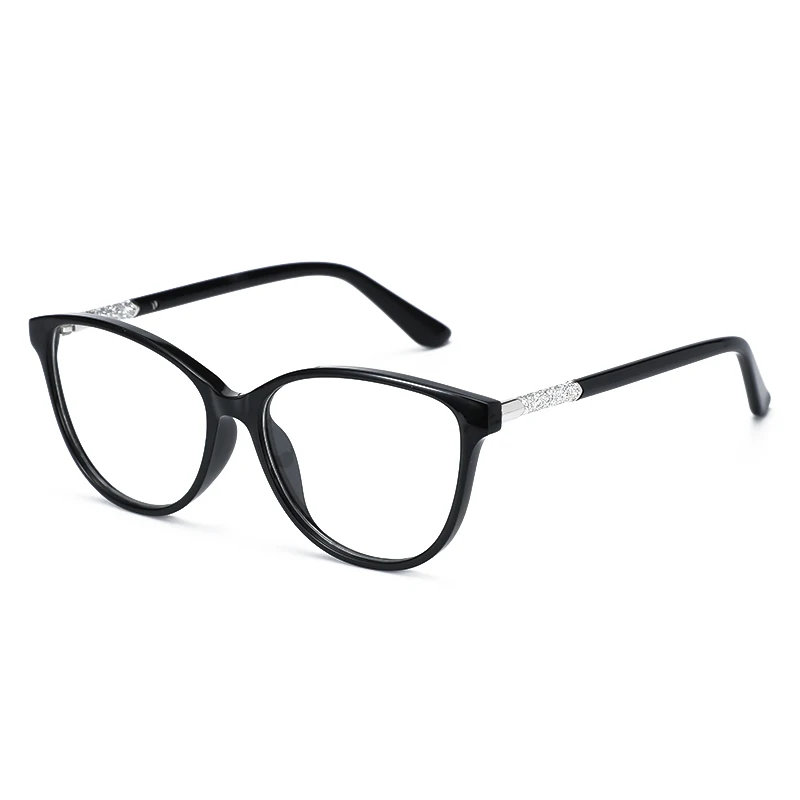 ZENOTTIC Square Optical Glasses Frame Fashion Cateye Eyewear Madehand Acetate Non-Prescription Eyeglasses for Women