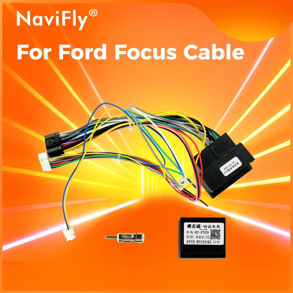 Per Ford Mondeo Foucs Fiesta 2012 Raise Canbus Box Android Auto Radio Lettore Video Multimediale GPS Accessori Auto Cavi Adattatori