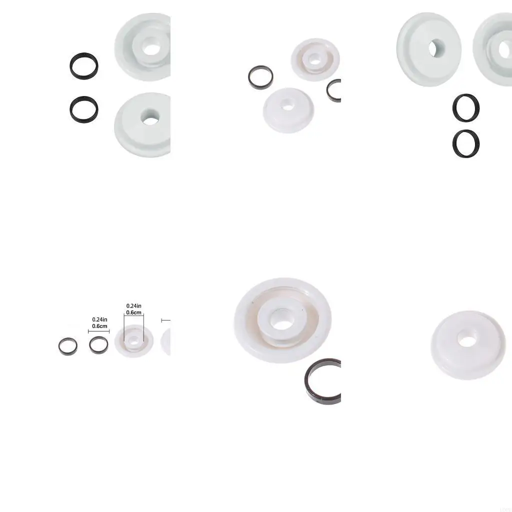   Set of 2 Replacement Seals Toothbrush Sealing Rings Electric Toothbrush Sealing Accessory for Electric Toothbrush Models