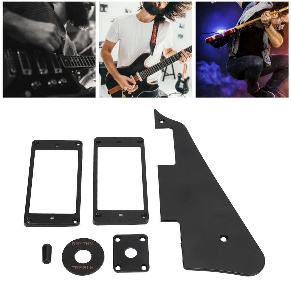 Premium Black Color Guitar Pickup Ring Plastic Material Guitar Pickguard Cover Guitar Scratch Plate For Guitar