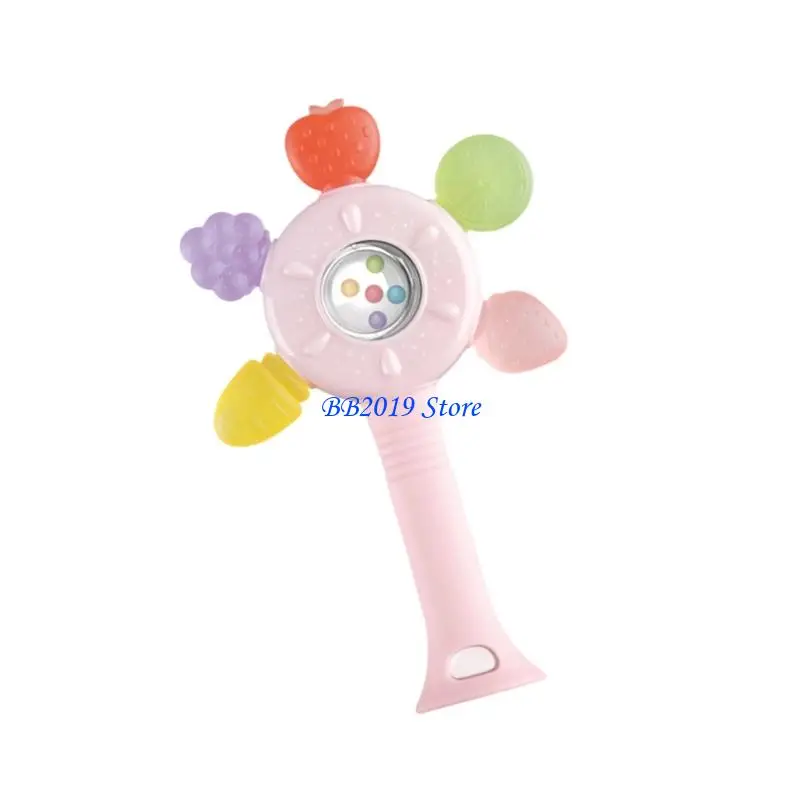 Q0KB Säugling Sooth Toy Hörer toether Spielzeug weicher Grip für frühen Feinmotor