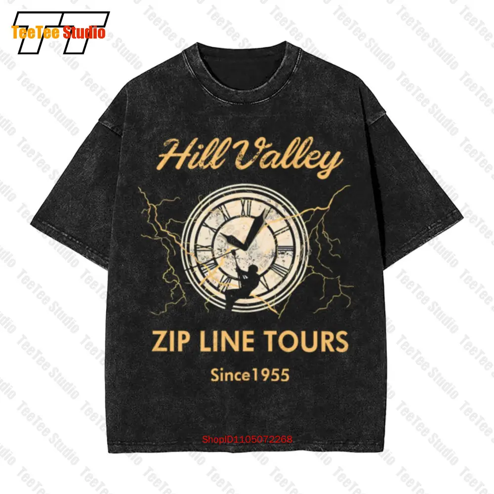 

Hill Valley Zip Line Tours Vintage Oversized T-Shirt RW57