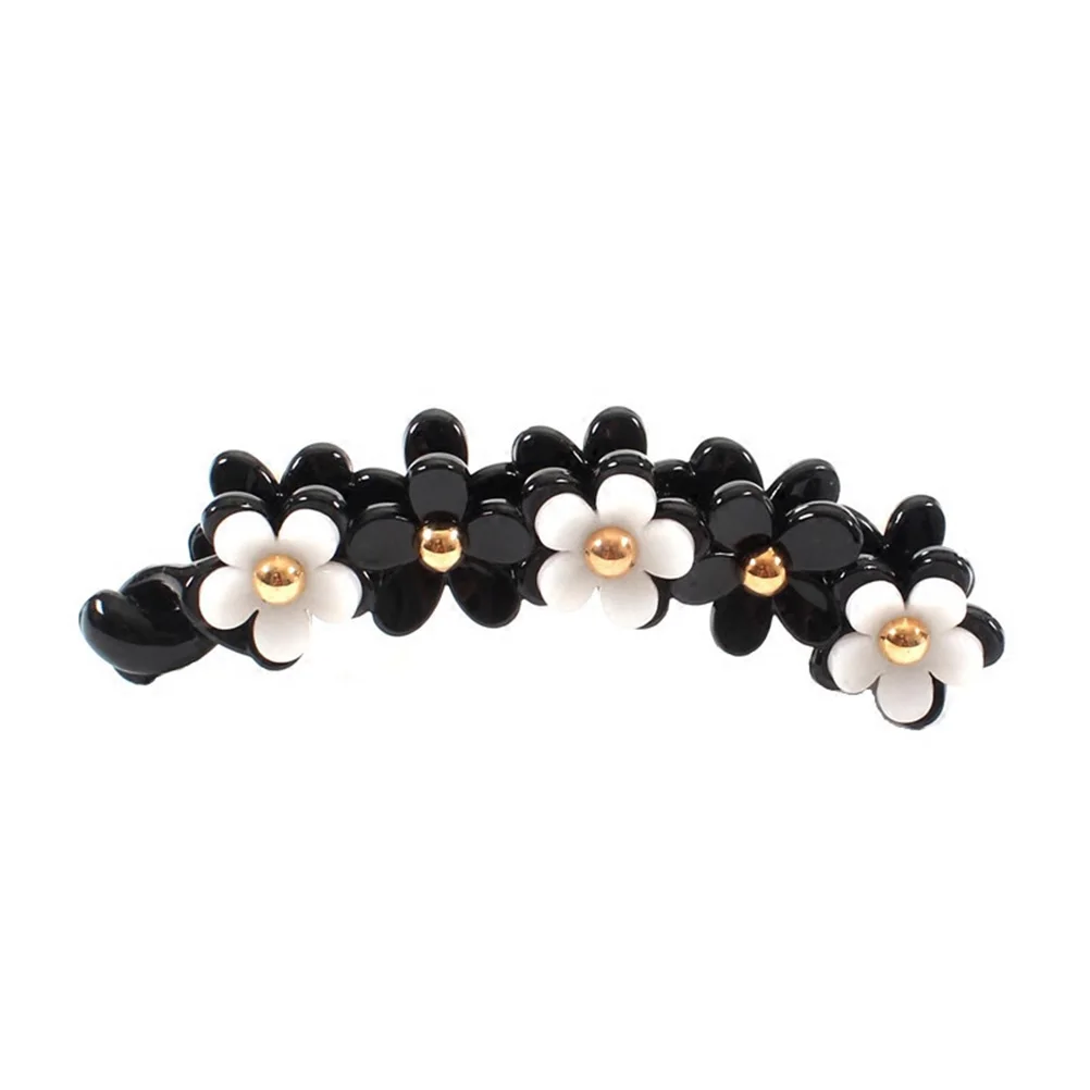 

2pcs Acrylic Hairpin Barrette Ponytail Claw Clip Holder Fashion Banana Clips Non Slip Women Hairpins Styling Tool Elegant Design