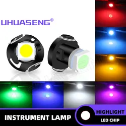 UHUASENG 6PCS T3 T4.2 T4.7 T4 Bulb Instrument Meter Led Dashboard Car Neo Wedge Switch Radio Warning Indicator Panel Lamp Lights