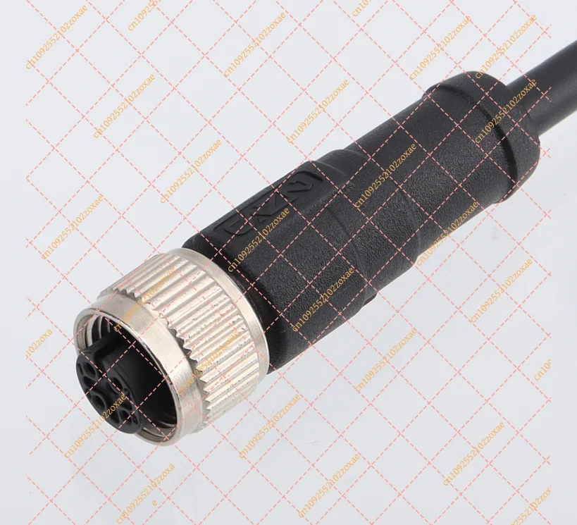 M12 Connector 5 Pin Female to Female Coupler with 5M 7M 10M PUR Cable Waterproof Industrial Sensor Extension Cord