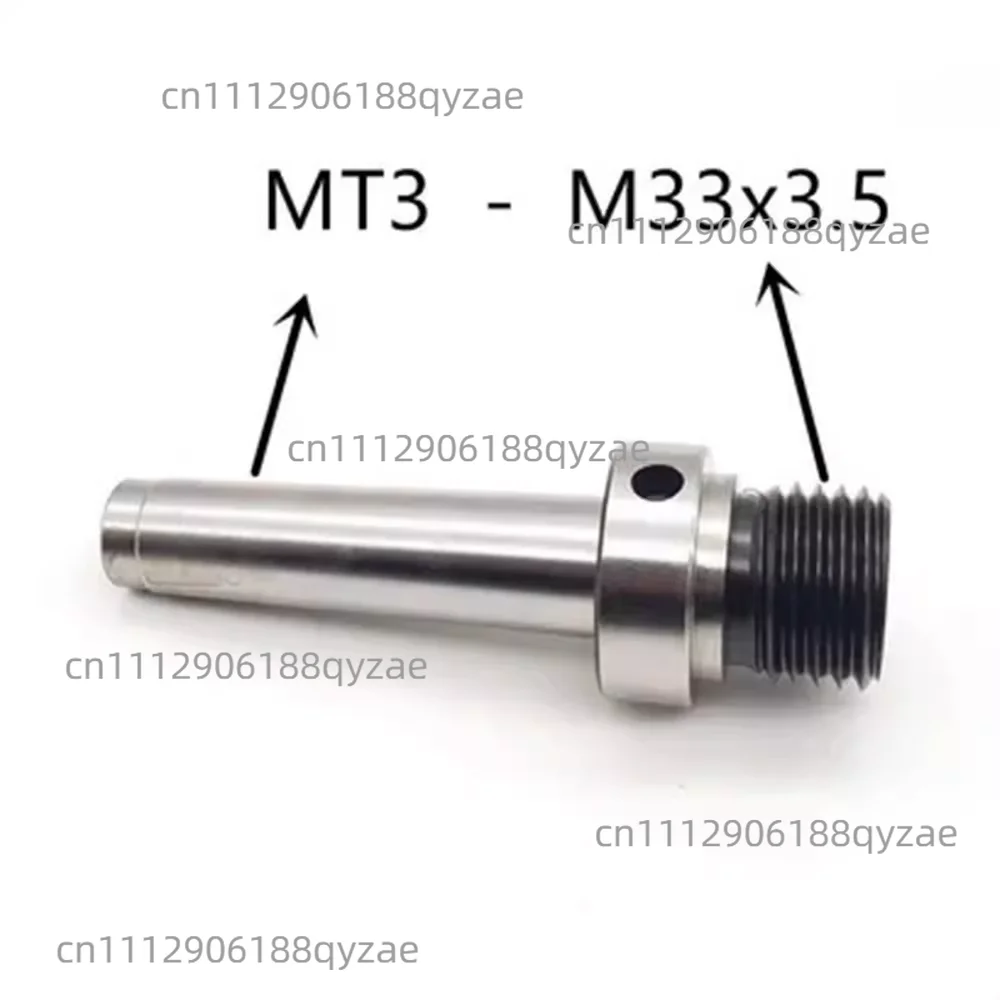 Lathe flange connecting plate spindle MT3-M33X3.5