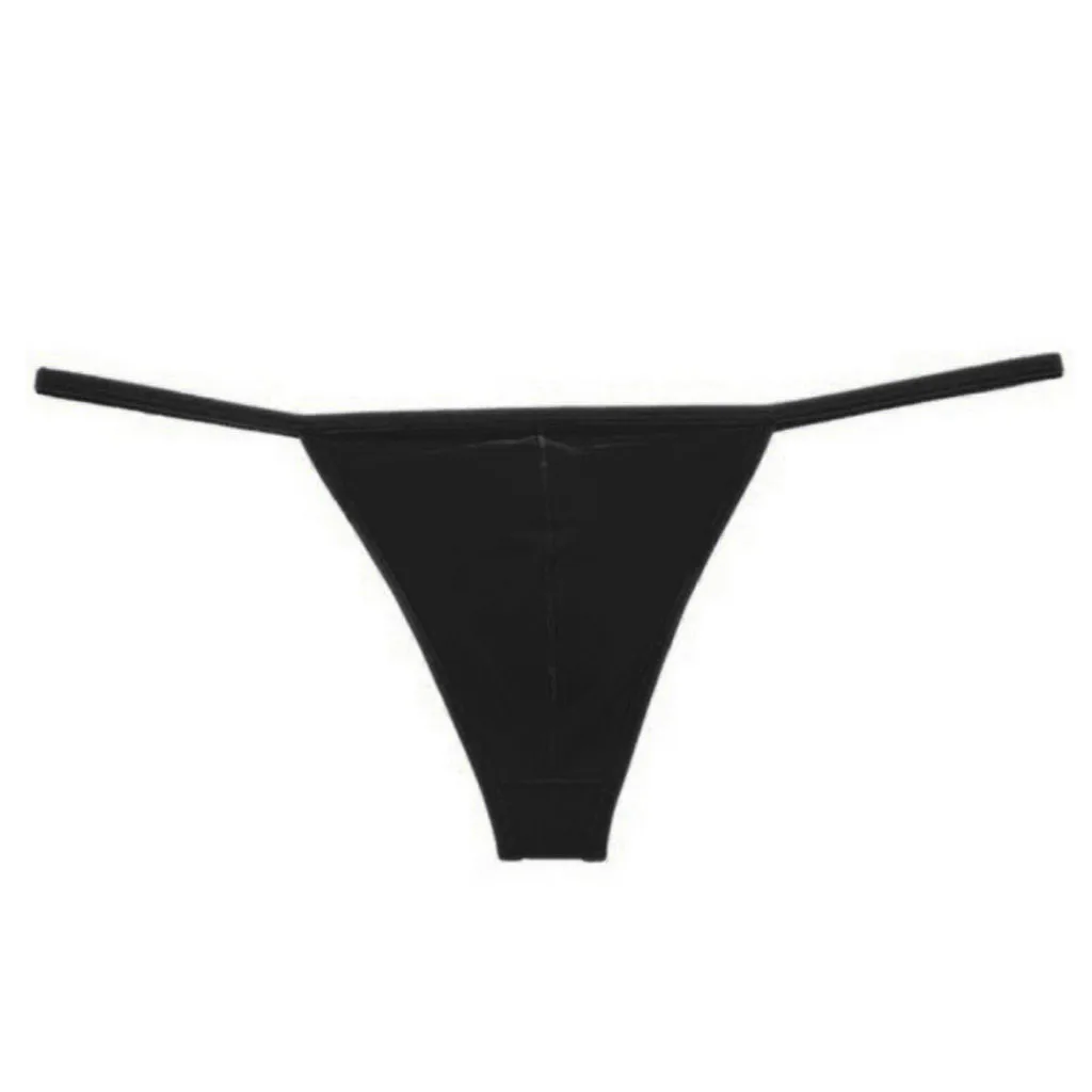 Underwear Men\'s T-back G-string Briefs Sexy Breathable Thong Erotic Lingerie Tangas Underpants Costume Male Micro Bikini Panties