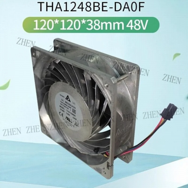 Y 1 Pc. New  FOR THA1248BE-DA0F 48V 2.60A 12038 12CM Aluminum Frame Ultra-violent Fan