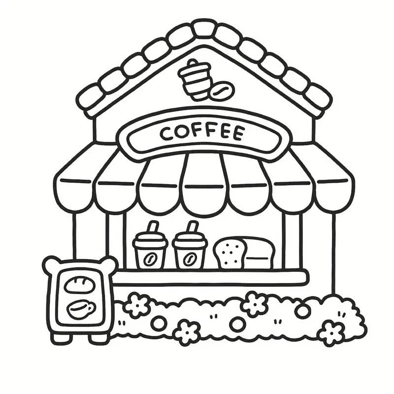 Girly Cute Coloring Book for Adults & Teens – Relaxing Coloring Pages , Perfect Mind-Calming Gift for Self-Care or Friends image 5
