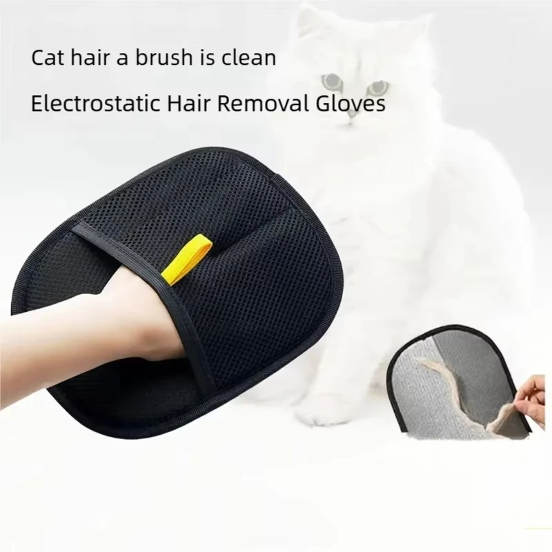 Pet Grooming Gloves for Dogs And Cats Hair Remover Brush Kitten Cleaning Glove Sofa Carpet Clothes Pet Hair Removal Pet Supplies view 2