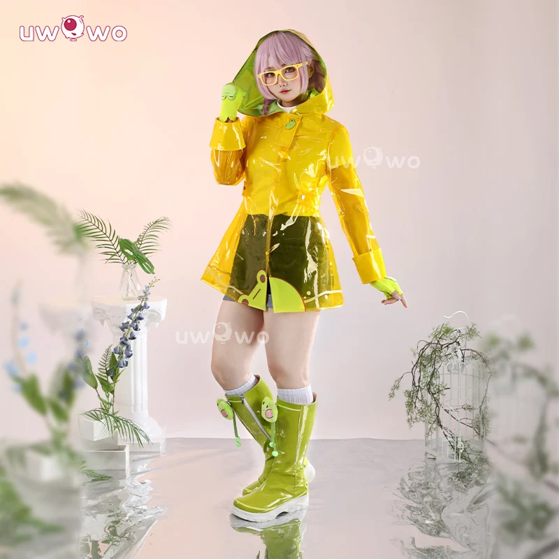 UWOWO Collab Series:Game Cosplay Mei Rainy Day Skin Cosplay Costume Role Play Outfit Dress Cosplay Halloween Costumes